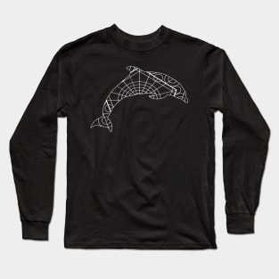 Cool Dolphins Sea Geometric T-shirt Long Sleeve T-Shirt